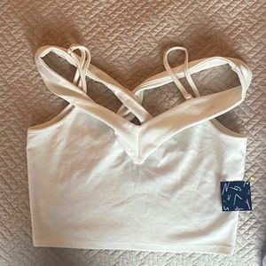 White crop top, Nasty Gal, Size Small